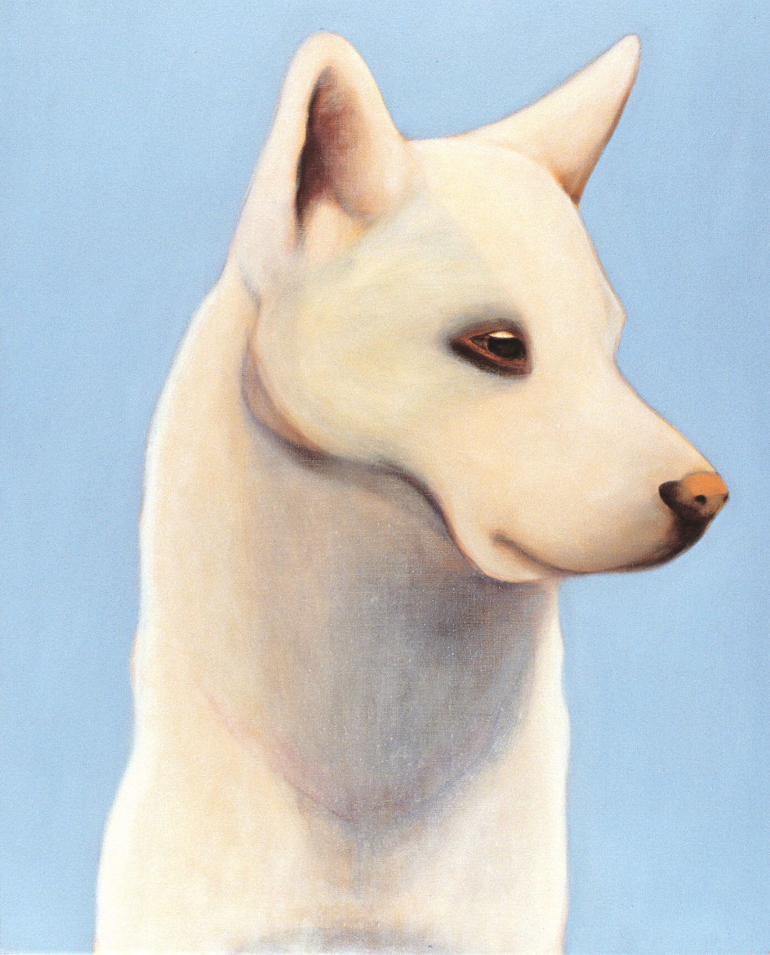 Wolfje, 2001, oil on linen, 100 x 80 cm